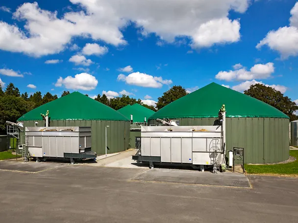 Biogasanlage auf Gut Hülsenberg