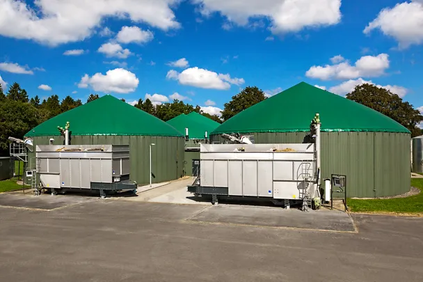 Biogasanlage auf Gut Hülsenberg