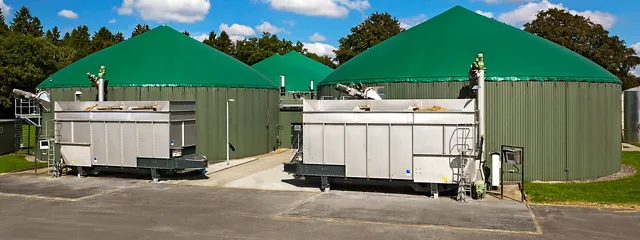 Biogasanlage auf Gut Hülsenberg
