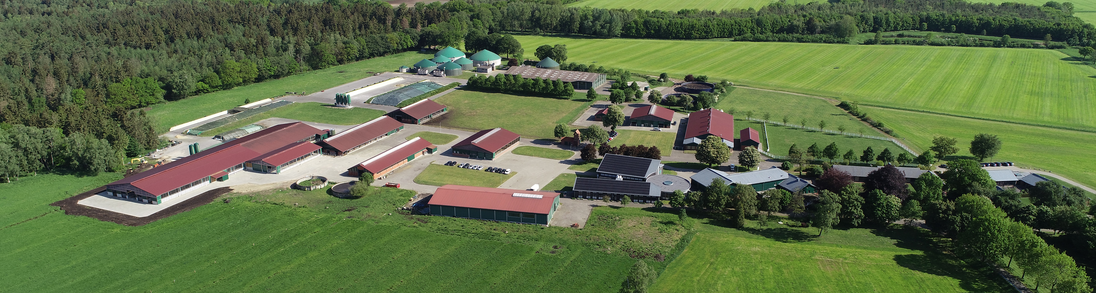 Aerial view of Gut Hülsenberg